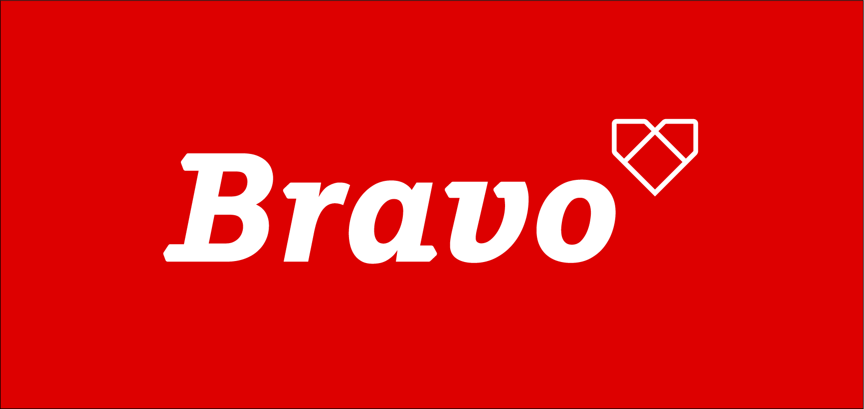 Bravo logo zonder pay-off_wit